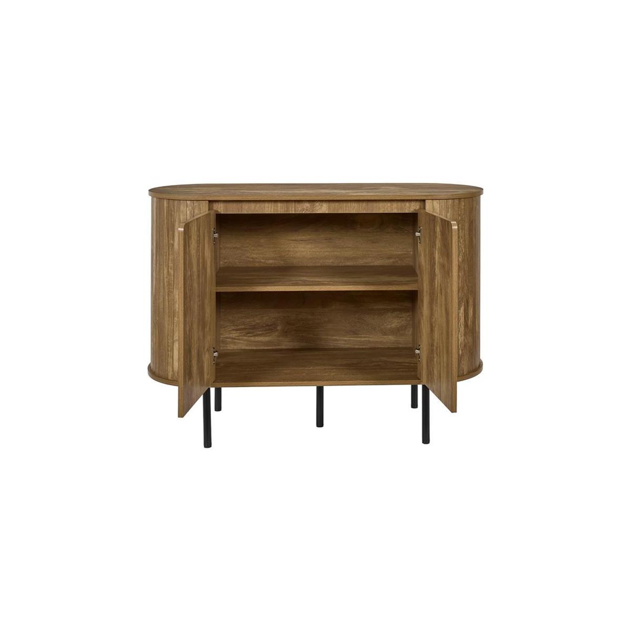 Voir la diapositive 2 : The Home Deco Factory Buffet 2 portes  heritage  110cm marron