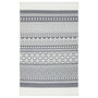 Voir la diapositive 2 : VIDAXL Tapis Gris et blanc 160x230 cm Coton