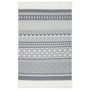 Voir la diapositive 2 : VIDAXL Tapis Gris et blanc 160x230 cm Coton