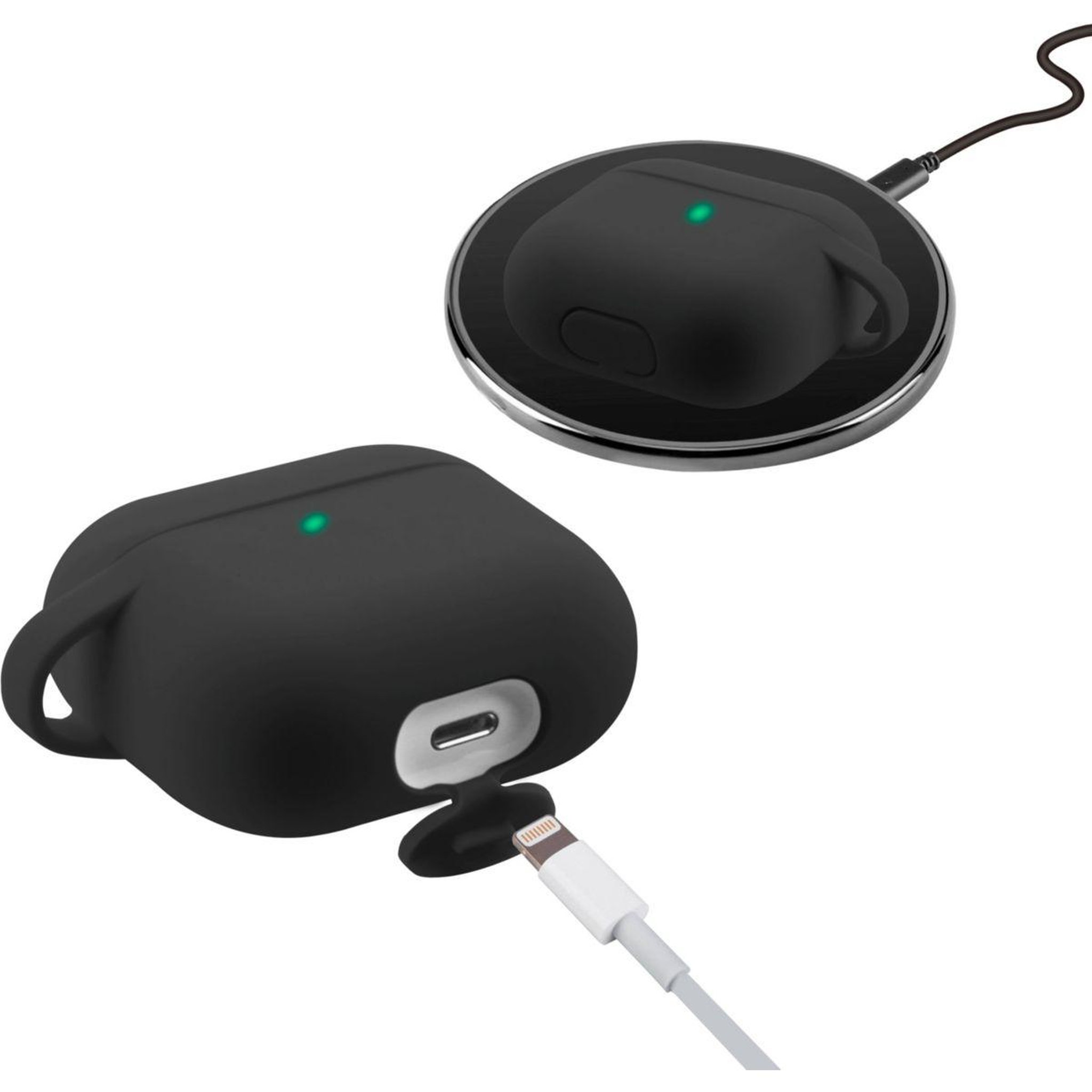 Voir la diapositive 4 : ESSENTIEL B Etui Airpods 3 noir