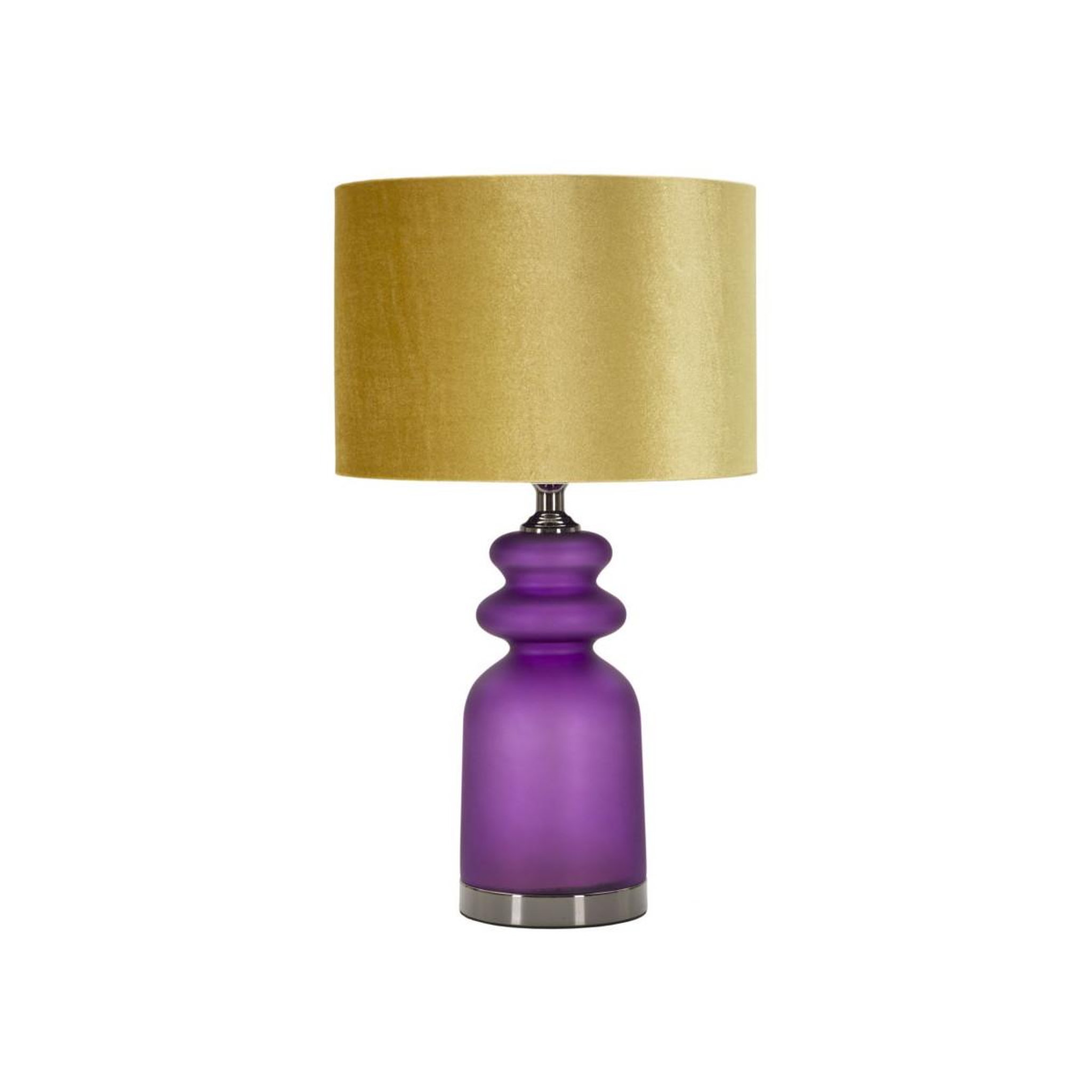 Paris Prix Lampe à poser en verre  milva two  57cm violet & or