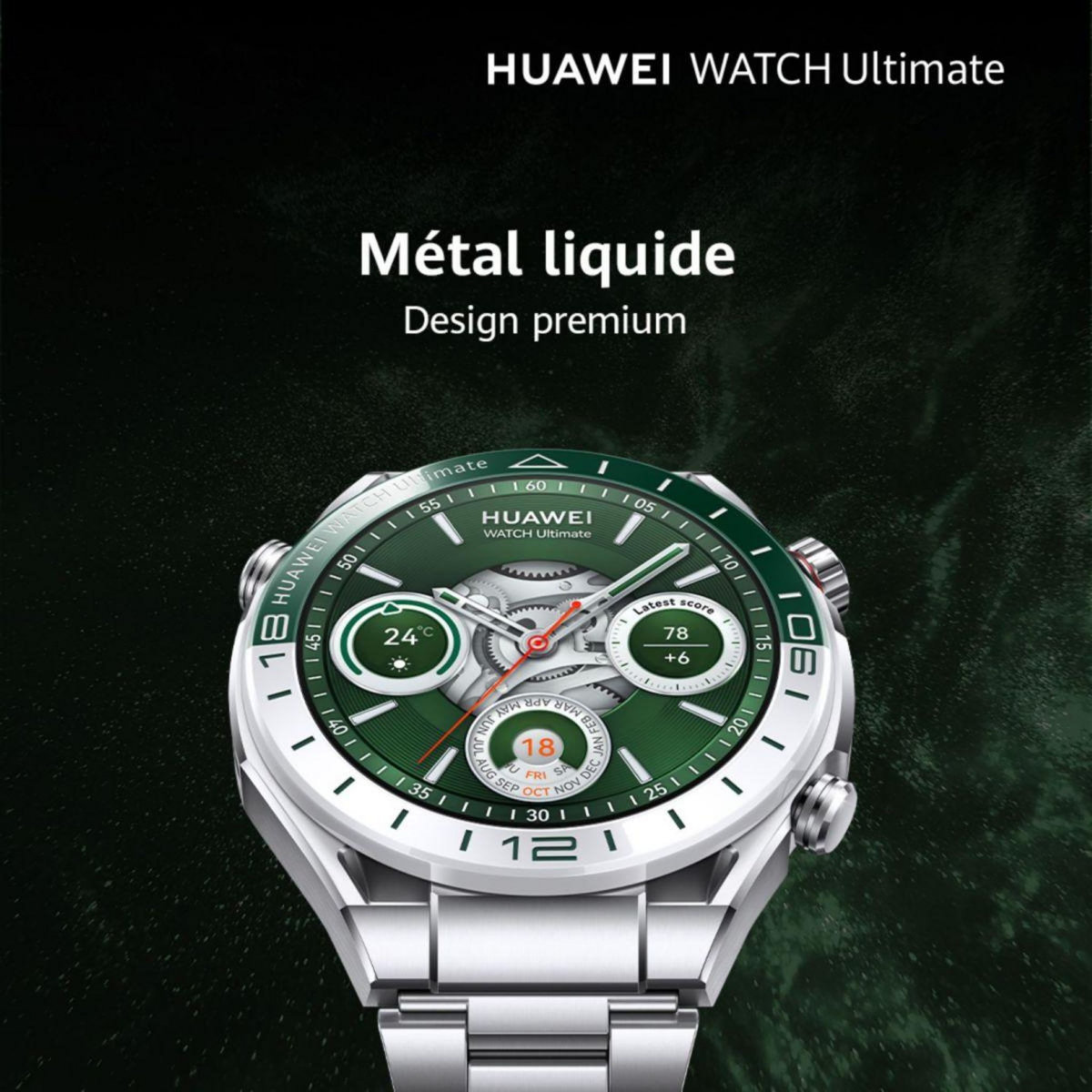 HUAWEI Montre connectée Watch Ultimate Vert