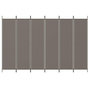 Voir la diapositive 3 : VIDAXL Cloison de separation 6 panneaux Anthracite 300x200 cm Tissu