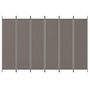 Voir la diapositive 3 : VIDAXL Cloison de separation 6 panneaux Anthracite 300x200 cm Tissu