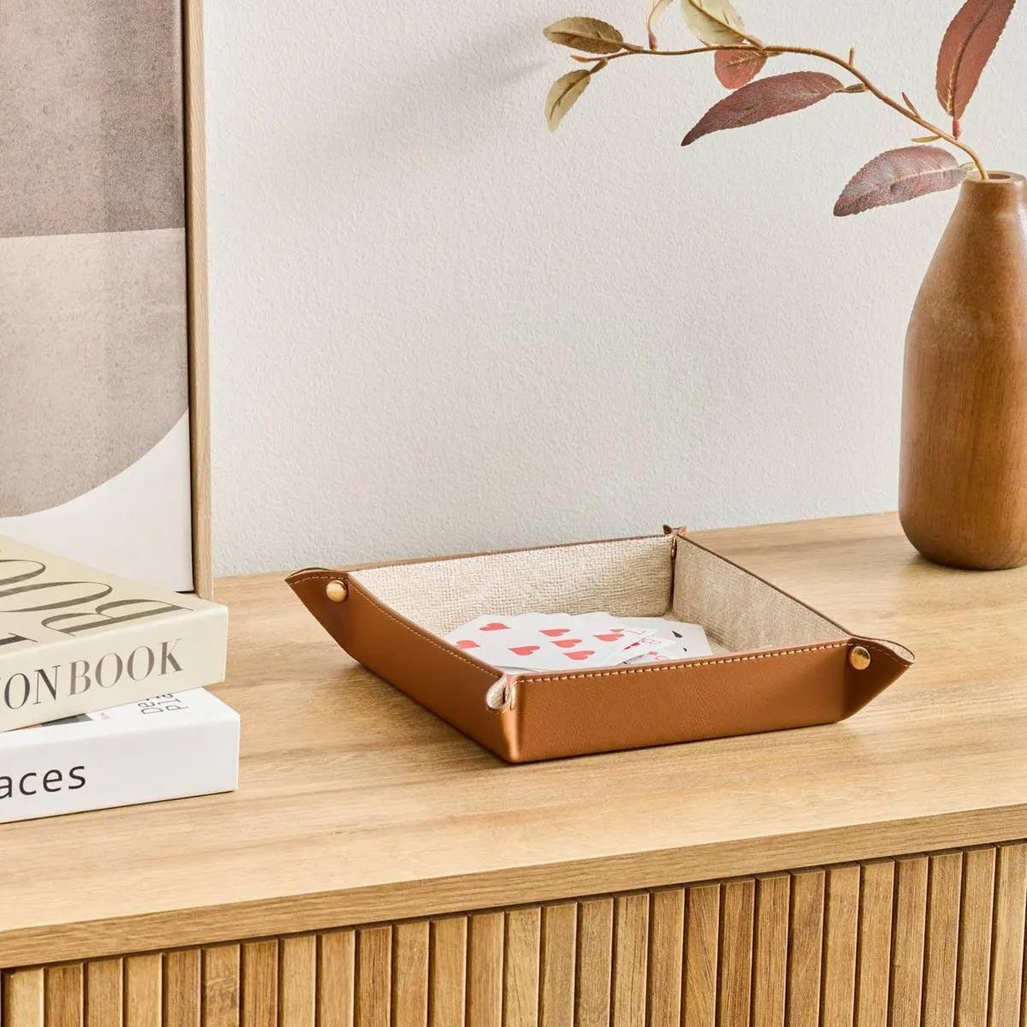 Voir la diapositive 4 : ATMOSPHERA Vide-poche déco  whisky  20cm marron