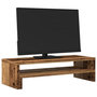 Voir la diapositive 3 : VIDAXL Support de moniteur vieux bois 54x22x15 cm bois d ingénierie