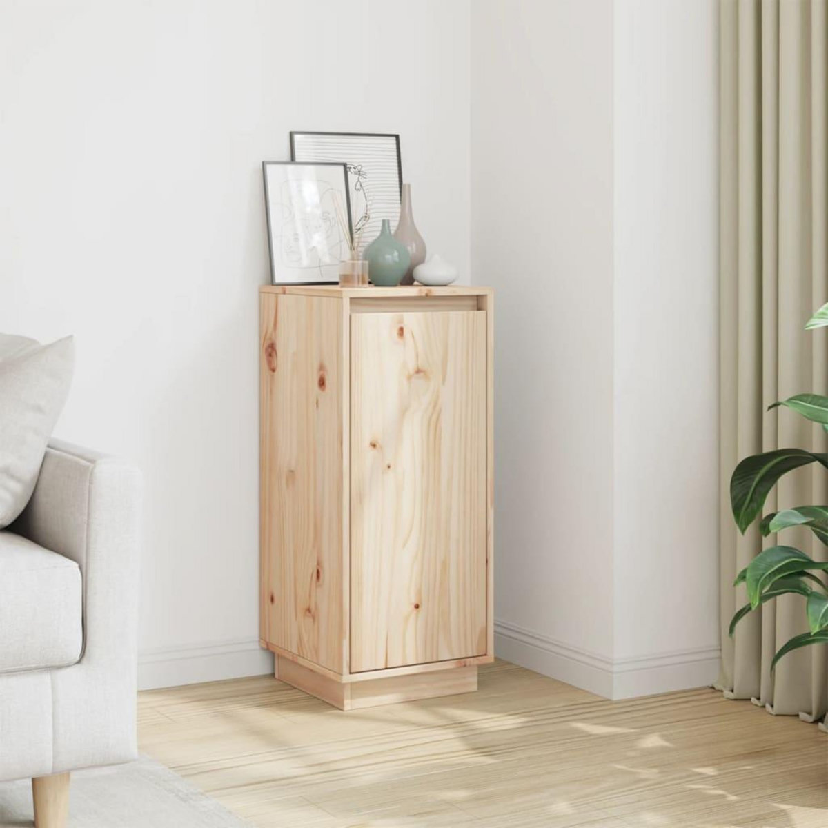 VIDAXL Buffet 31,5x34x75 cm Bois massif de pin