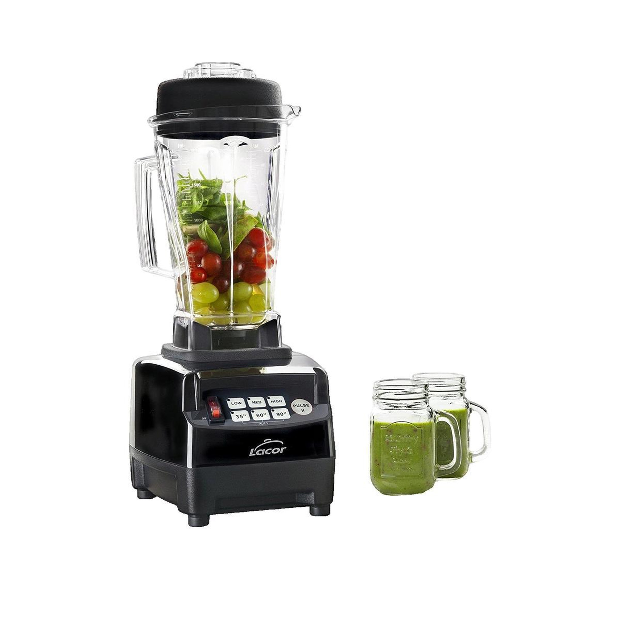 Voir la diapositive 3 : Lacor Blender professionnel Lacor Modèle 8414271691959 Noir 2250 W 2 litres