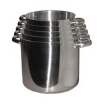 BAUMALU Série de 5 traiteurs inox 24/26/28/30/32cm - 342685