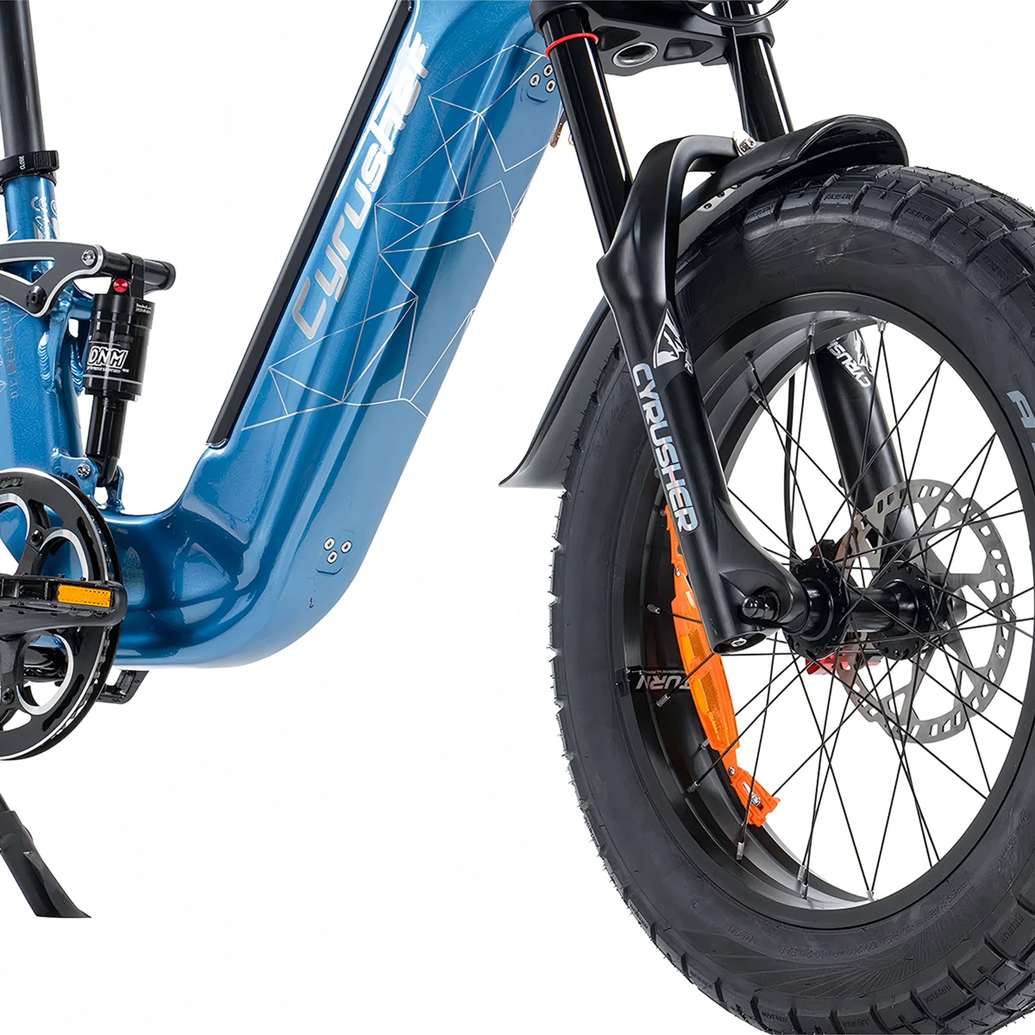 Voir la diapositive 4 : CYRUSHER Vélo électrique Fat Bike Cyrusher Kommoda 3.0