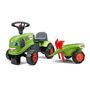 Voir la diapositive 3 : FALK Porteur enfant tracteur Claas avec remorque 1 à 3 ans - Falk
