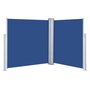 VIDAXL Auvent lateral retractable Bleu 160x600 cm