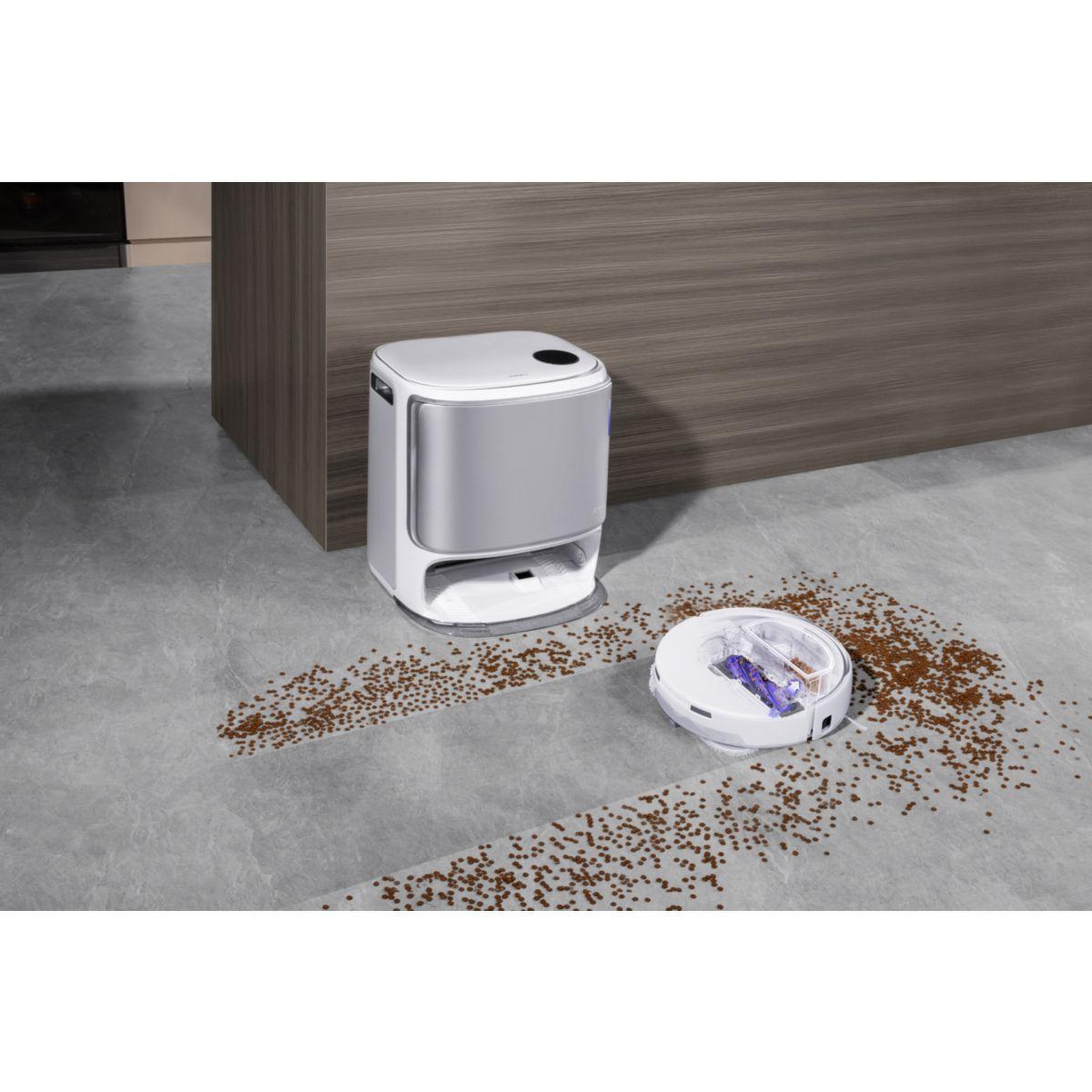 Voir la diapositive 3 : NARWAL Robot aspirateur laveur freo z10 ultra blanc argente