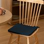 Voir la diapositive 3 : ATMOSPHERA Galette de Chaise  Micro  39x39cm Bleu Égéen