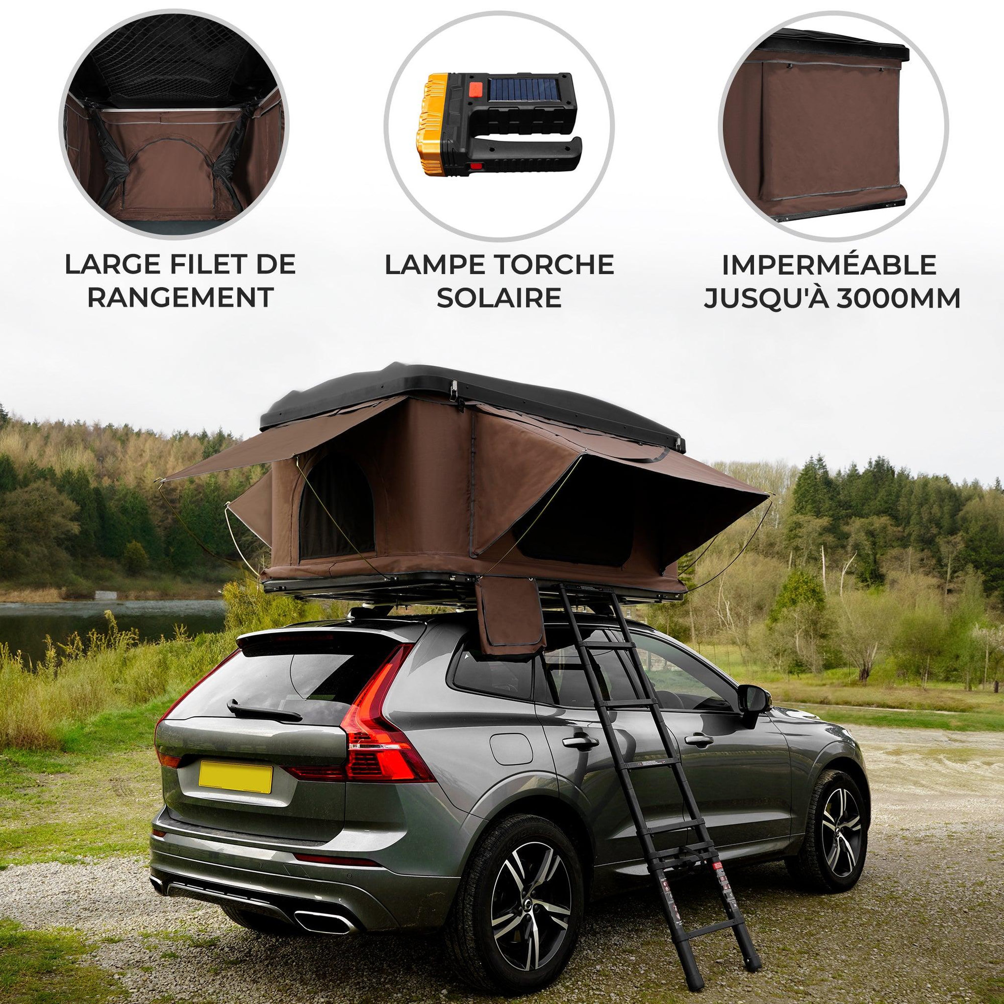 Voir la diapositive 2 : Monster Tente de Toit pour Voiture