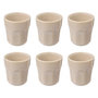 Voir la diapositive 1 : SECRET DE GOURMET Lot de 6 Tasses à Café  Roma  8cl Beige