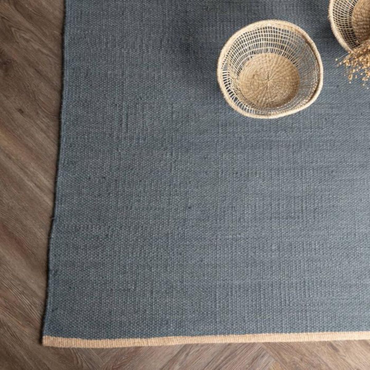 Paris Prix Tapis Déco  Jaipur  170x240cm Bleu