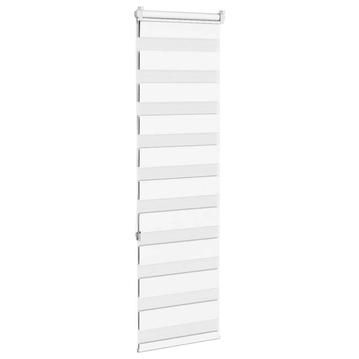 VIDAXL Store zebre blanc 50x150 cm largeur du tissu 45,9 cm polyester