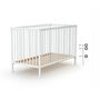 Voir la diapositive 6 : WEBABY Lit bébé en bois avec matelas