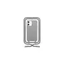 WOODCESSORIES Coque collier iPhone 12 mini Tour de cou Bio gris