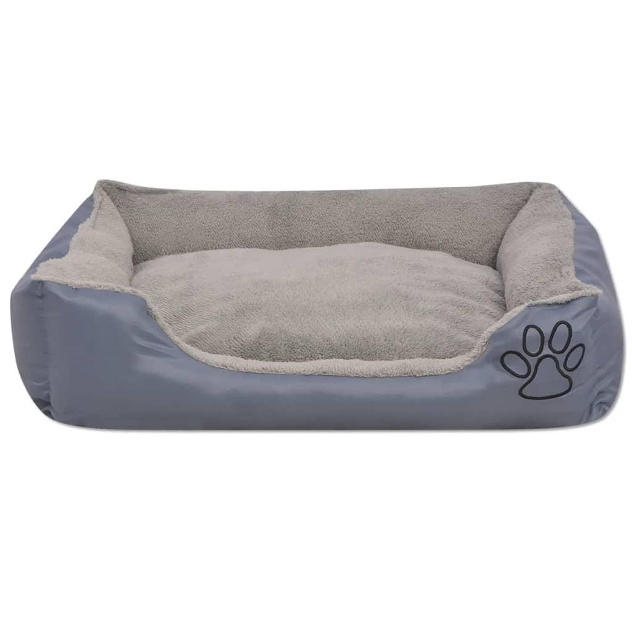 Voir la diapositive 3 : VIDAXL Lit pour chiens avec coussin rembourre Taille S Gris