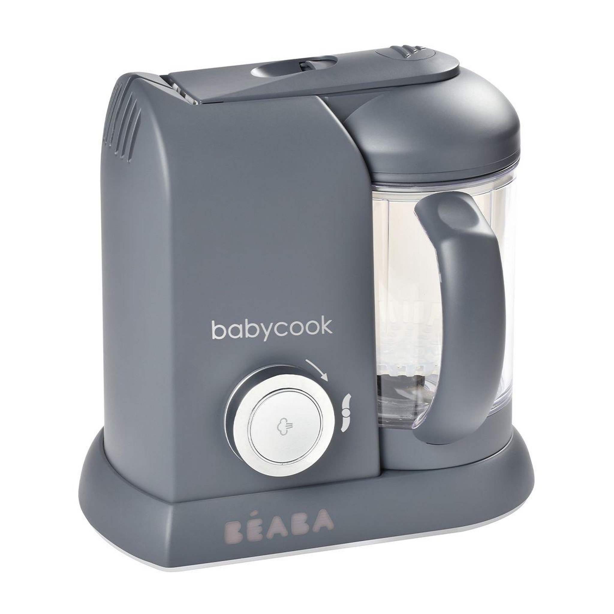 Voir la diapositive 2 : BEABA Mixeur cuiseur bébé babycook solo dark grey