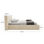 Voir la diapositive 5 : BEST MOBILIER Eros - lit coffre - 180x200 cm - sommier inclus - en velours