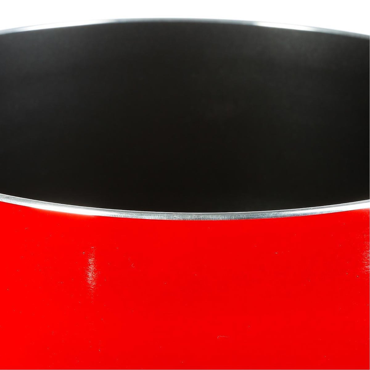 FIVE Casserole en Aluminium  Essentielle  18cm Rouge