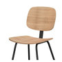 Voir la diapositive 6 : Rendez vous déco Lot de 2 chaises en bois plaqué frêne et pieds en métal-Hoodie