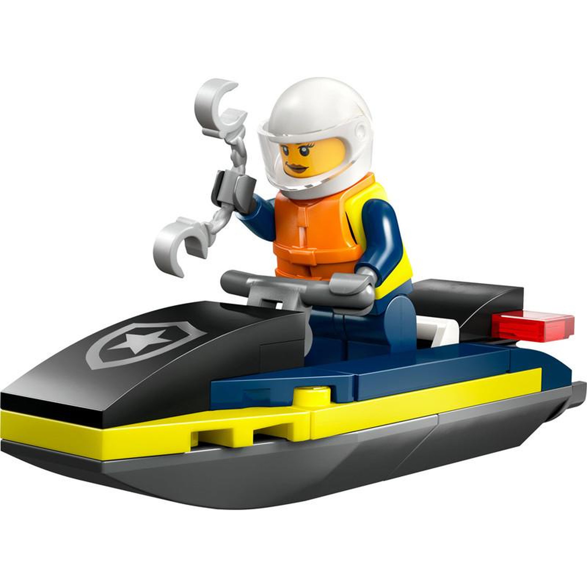 Voir la diapositive 2 : LEGO LE JETSKI DE LA POLICE CITY Lego LEG30693