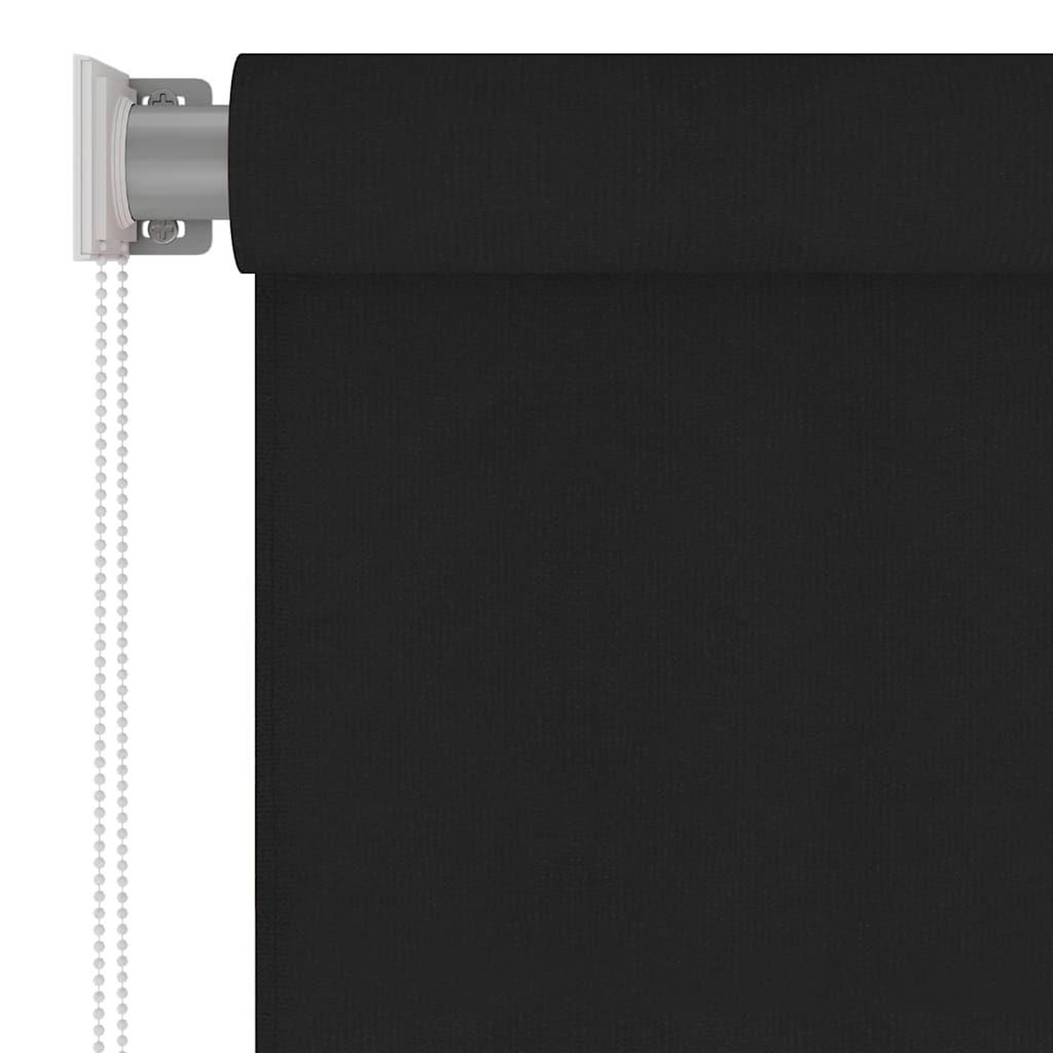 Voir la diapositive 4 : VIDAXL Store roulant d'exterieur 125 (l) x 230 (h) cm noir