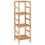 Voir la diapositive 2 : VIDAXL Etagere de salle de bain 35,5x35,5x112,5cm Bois massif de noyer