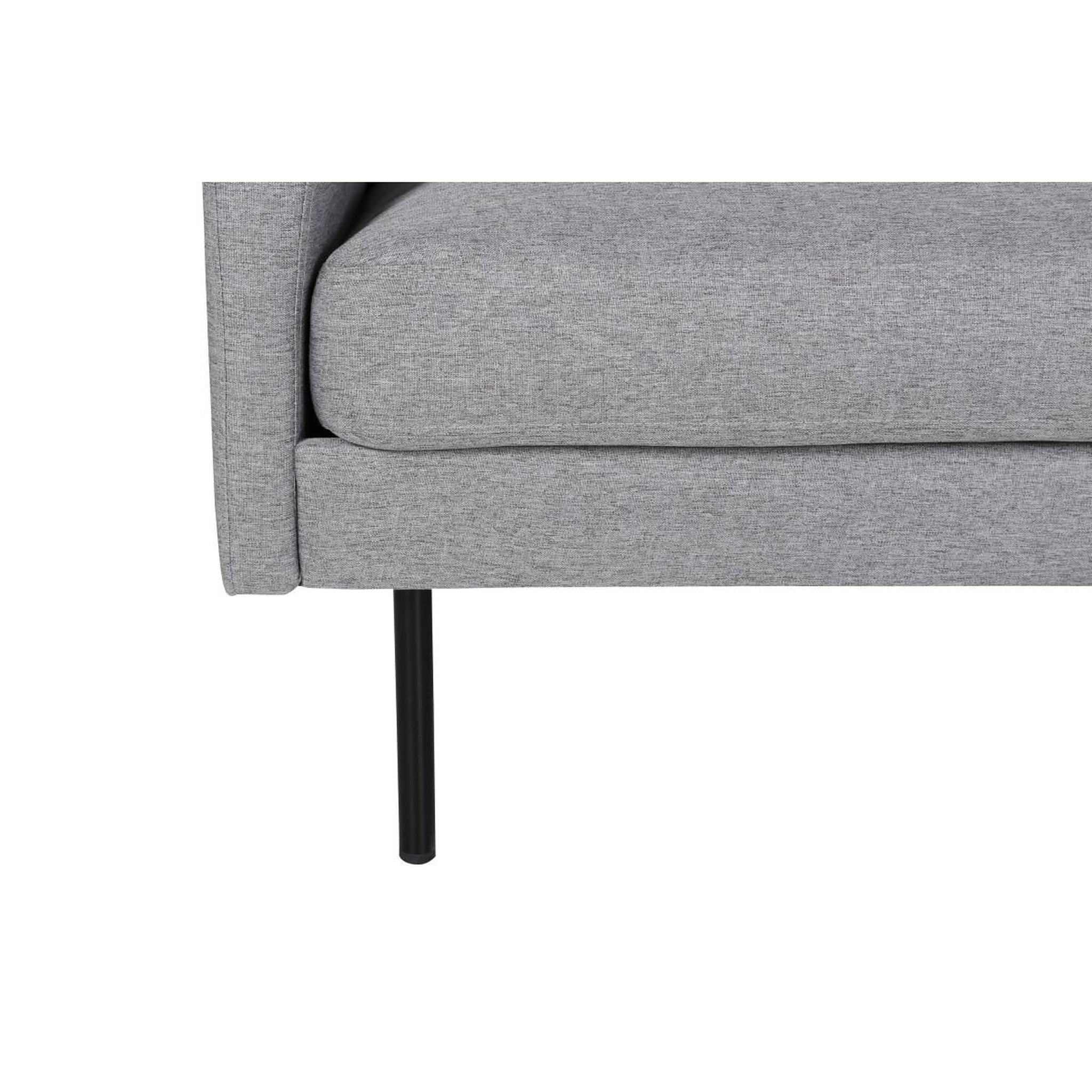 Voir la diapositive 6 : Paris Prix Canapé 2 places en tissu  zoom  180cm gris