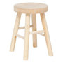 Voir la diapositive 1 : ATMOSPHERA Tabouret d'Appoint en Bois  Nyar  41cm Naturel