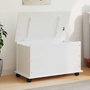 Voir la diapositive 1 : VIDAXL Coffre de rangement et roulettes ALTA blanc 73x39,5x43 cm