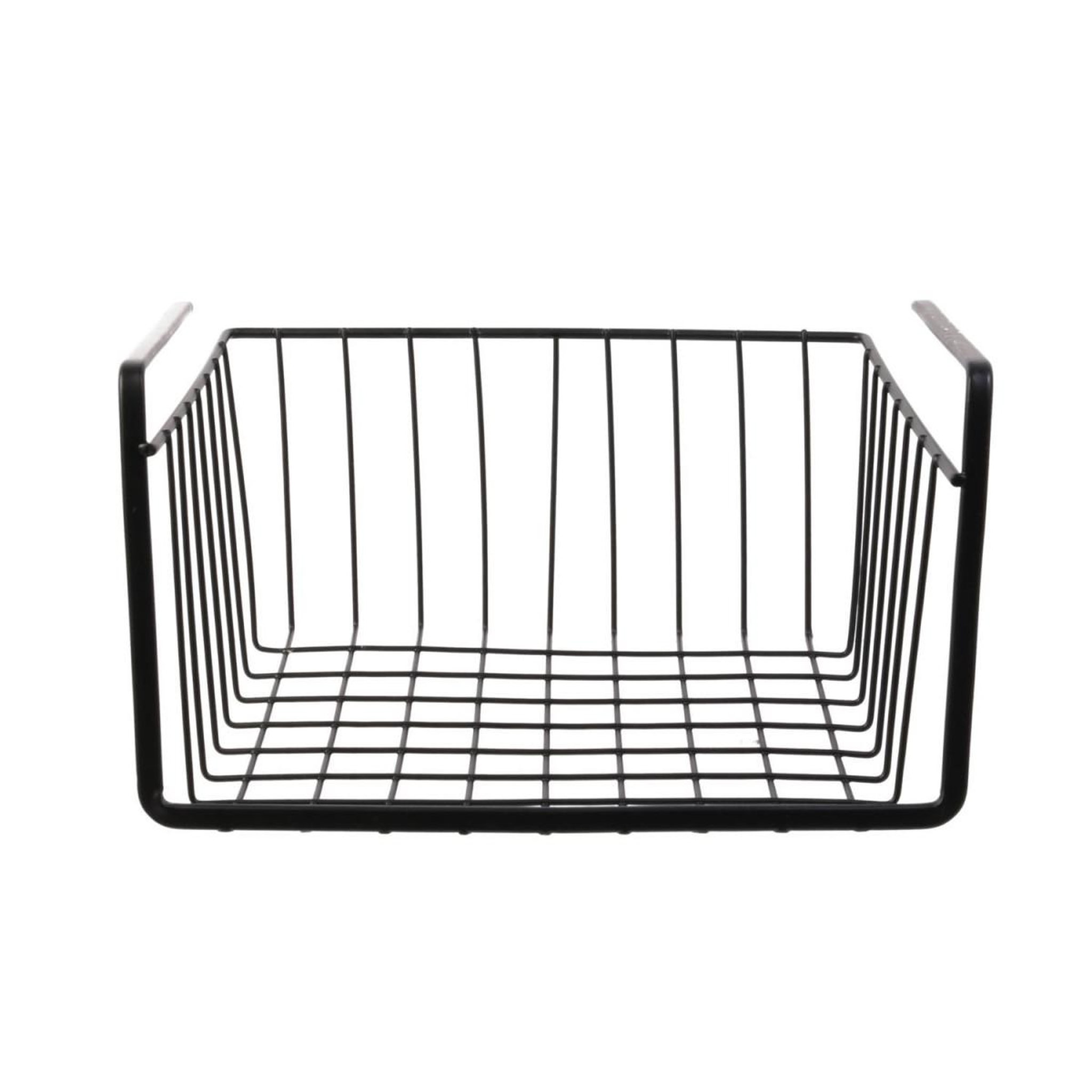 Voir la diapositive 2 : Je cherche une idee Panier de rangement suspendu  filaire  26cm noir