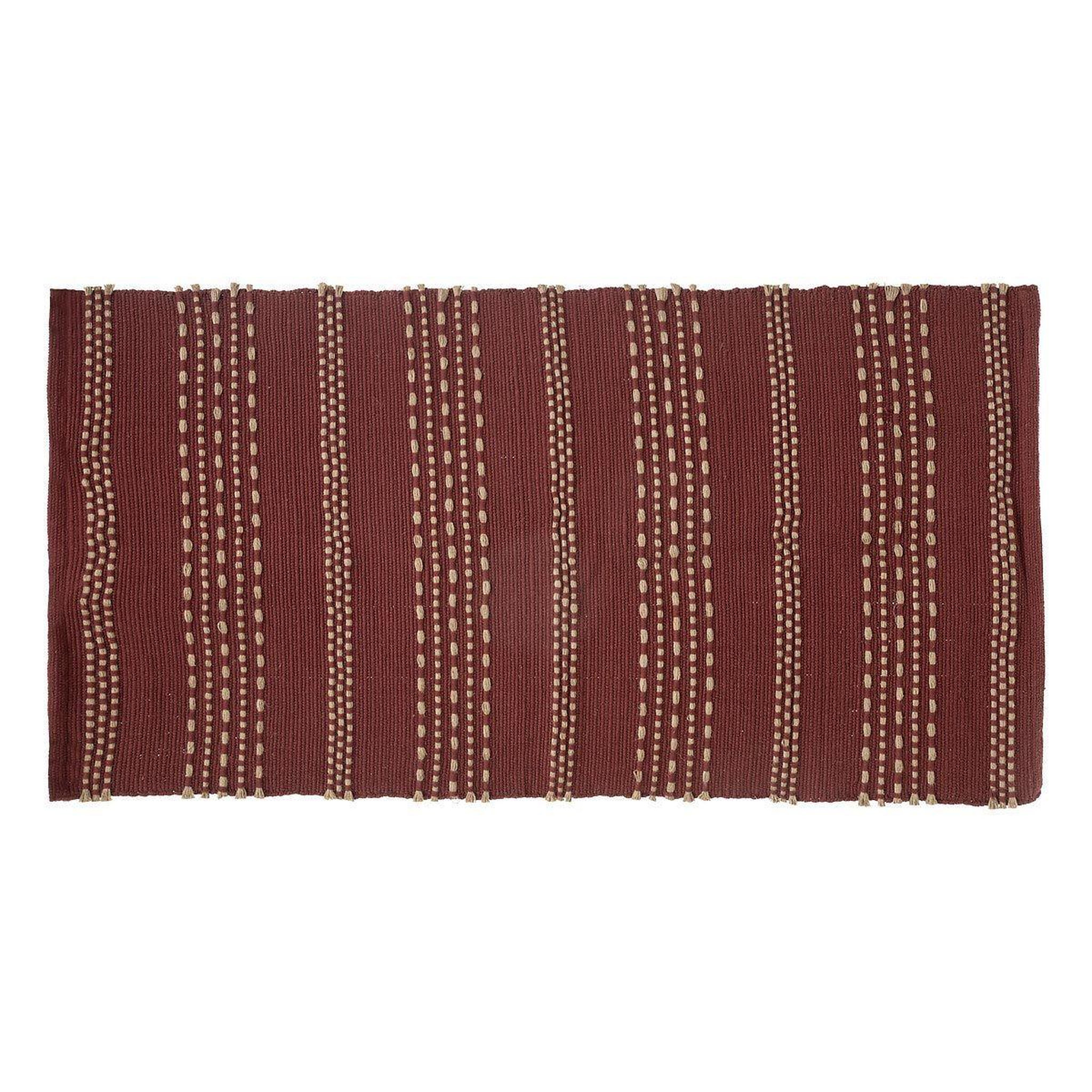ATMOSPHERA Tapis déco  bota  70x140cm terracotta