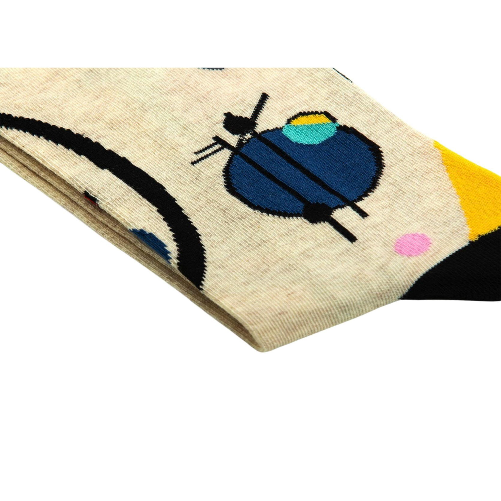 Voir la diapositive 5 : SOCK AFFAIRS Chaussettes cercles dans un cercle, kandinsky