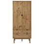 Voir la diapositive 3 : VIDAXL Garde-robe OTTA 76,5x53x172 cm Bois massif de pin