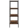Voir la diapositive 4 : VIDAXL Etagere a 4 niveaux noir et naturel 80x40x130 cm
