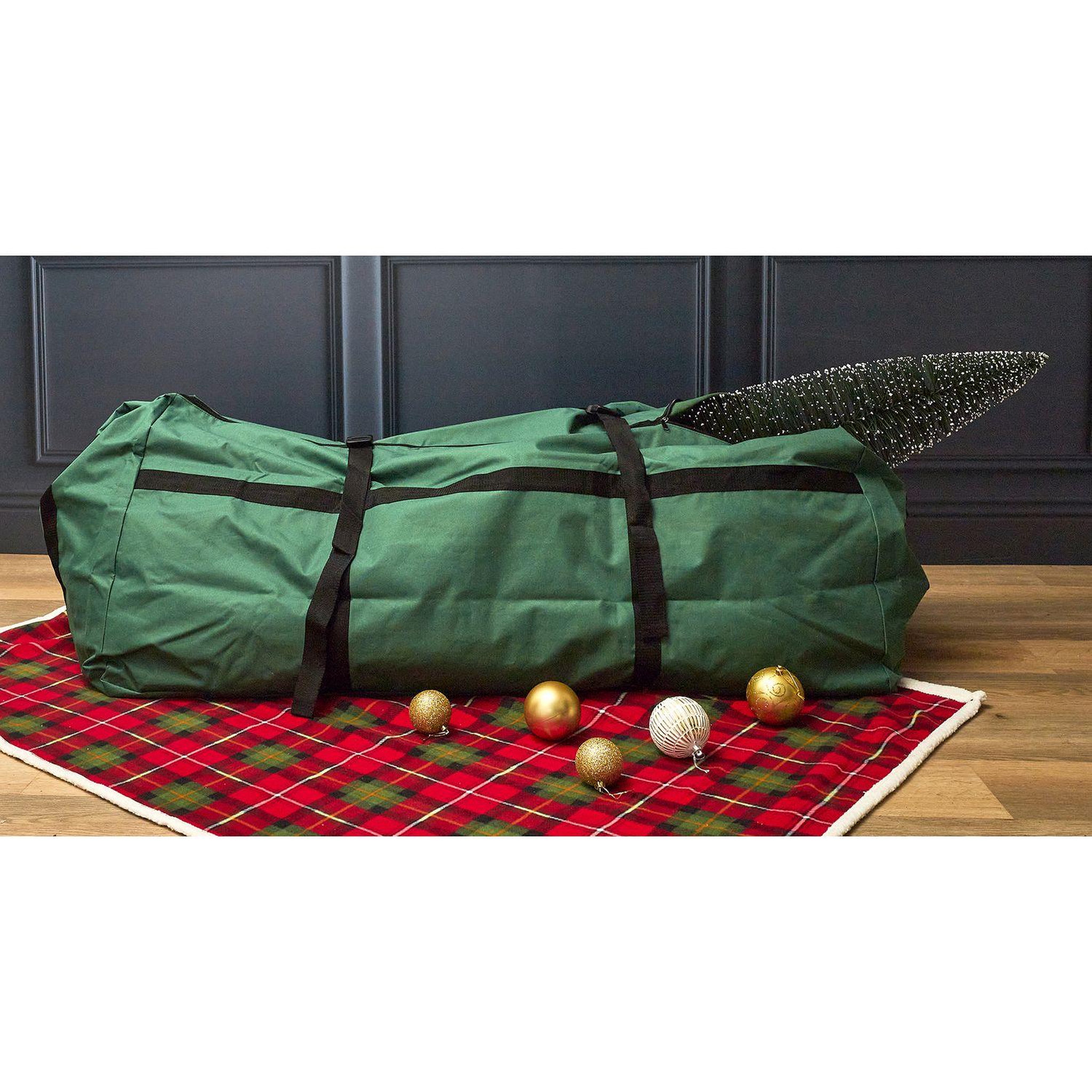 Voir la diapositive 4 : TOILINUX Sac de rangement rectangulaire en polyester - Vert et noir