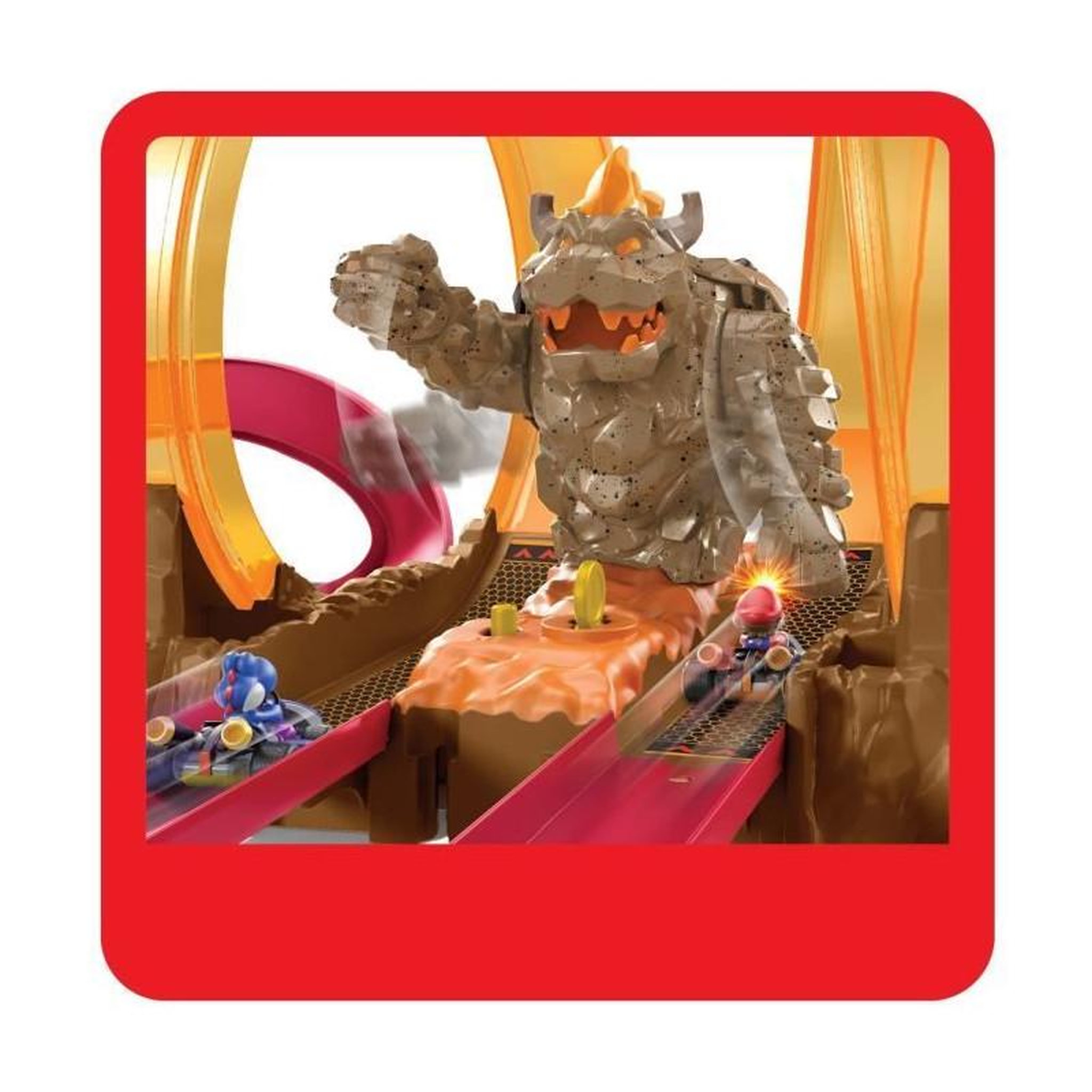 Voir la diapositive 4 : Hot Wheels HOT WHEELS Mario Kart Course Chaotique Château de Bowser
