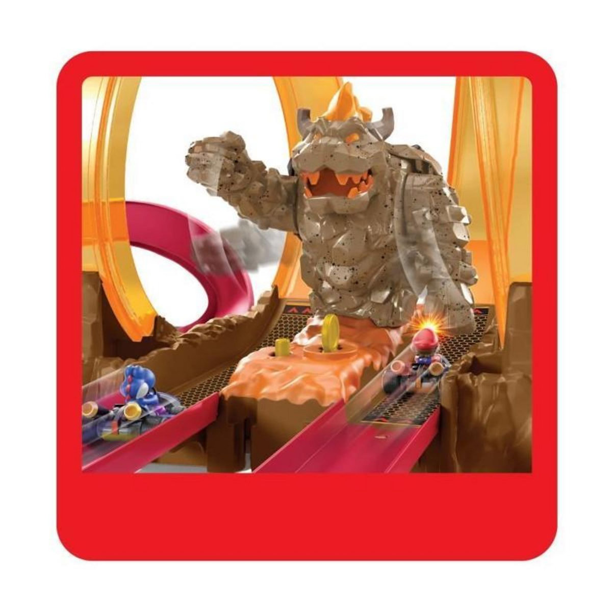 Hot Wheels HOT WHEELS Mario Kart Course Chaotique Château de Bowser