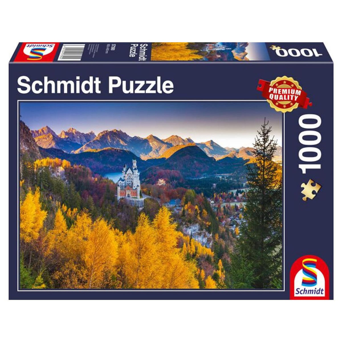 Schmidt Spiele 1000 Pièces puzzle Neuschwanstein en automne