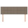 Voir la diapositive 3 : VIDAXL Tetes de lit 2 pcs Taupe 72x5x78/88 cm Tissu