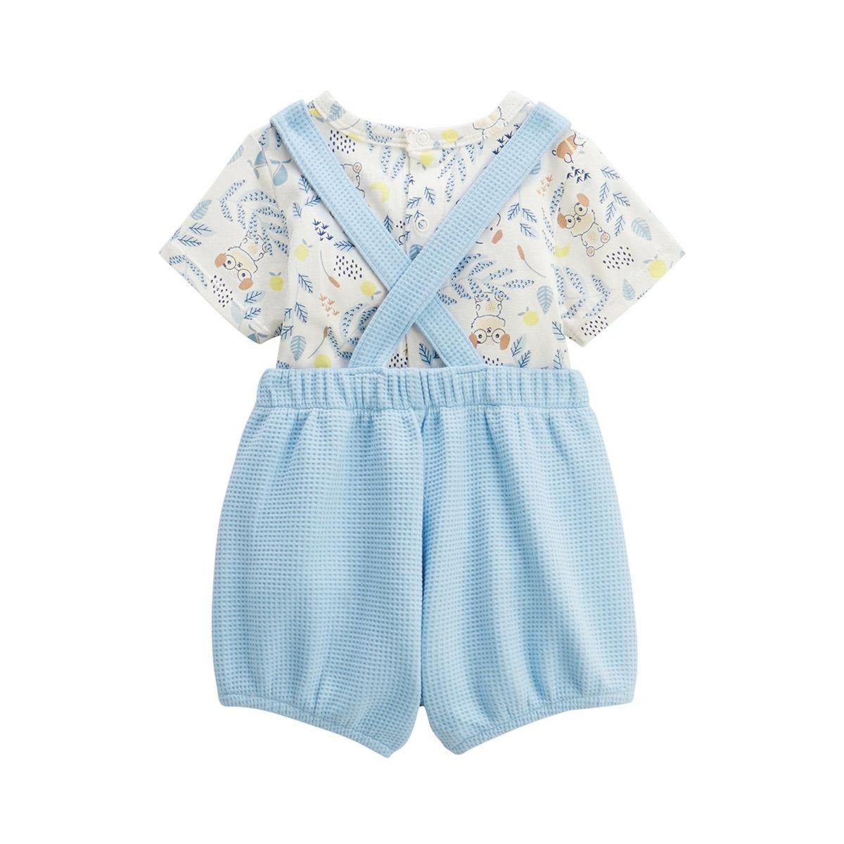 Petit Béguin Ensemble salopette bébé et t-shirt Zeste d'amour