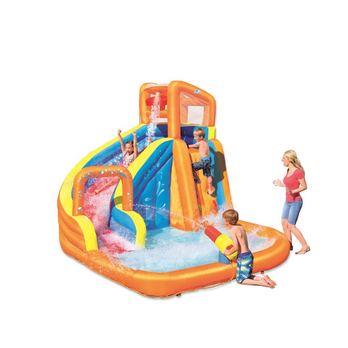 BESTWAY Bestway Toboggan H2OGO Turbo Splash Water Zone-Mega Water Park 53301