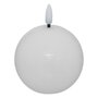 Voir la diapositive 1 : ATMOSPHERA Bougie Boule à LED  Molia  8cm Blanc
