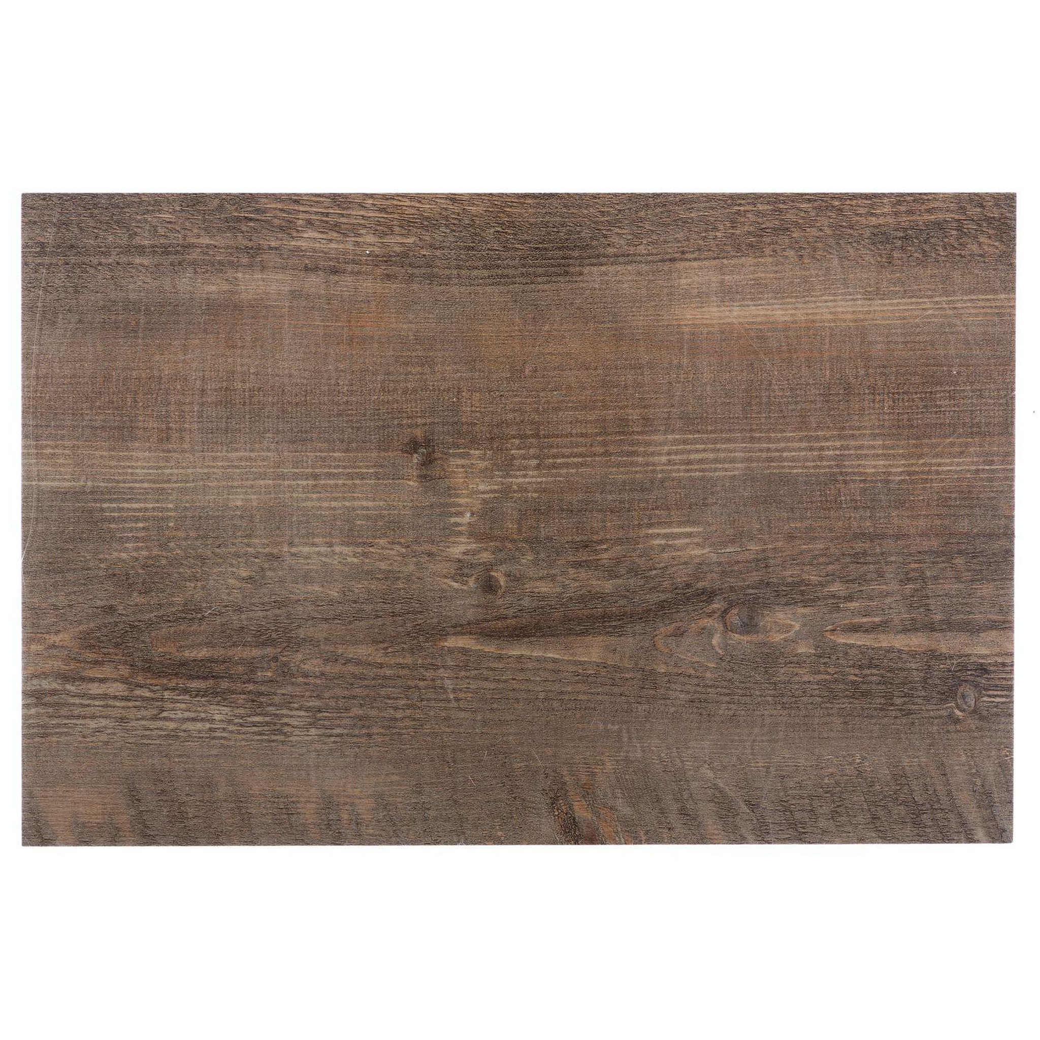 TOILINUX Lot 6x set de table design bois authentic. Coloris disponibles : Marron, Gris