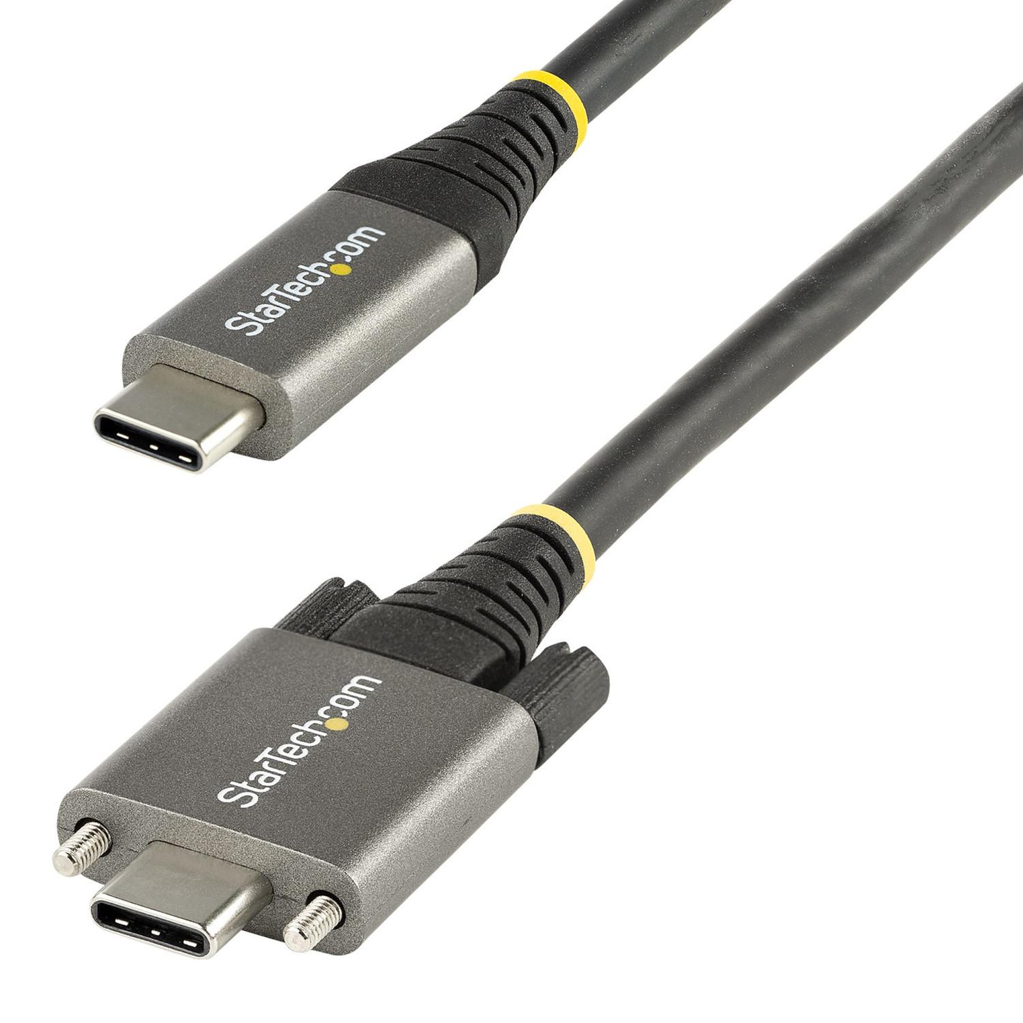 Voir la diapositive 2 : StarTech.com Câble USB-C StarTech 0065030893459 verrouillé
